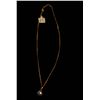 Image 2 : 14k Yellow Gold Pendant and Chain,