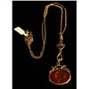 Image 1 : Gold Plated Pendant and Chain,