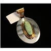 Image 1 : Sterling and Turquoise Pendant,