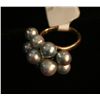 Image 1 : 14k Yellow Gold Cluster Ring,