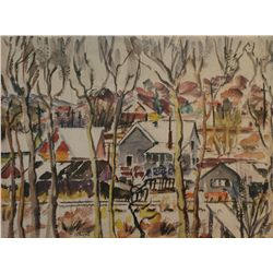 Charles R. Bunnell, Watercolor,