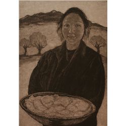 Geoffry Lasko, Etching, "Mary",