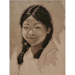 Geoffry Lasko, Etching, "Moon Dancer"