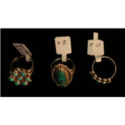 Set of 3 Navajo Rings,