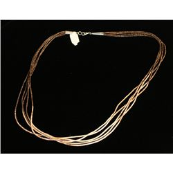 Multi Strand Heishi Bead Necklace,