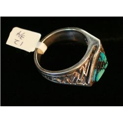 Sterling Silver Mans Ring,