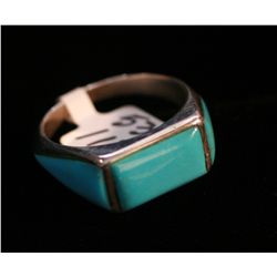 Silver, Turquoise Ring,