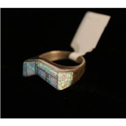 Sterling and Opal Ring,