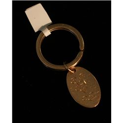 14k Yellow Gold Key Chain,