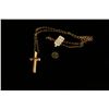 Image 1 : Gold Cross on 29" Chain,