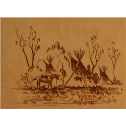 Ace Powell, Etching,