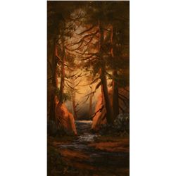 Heinie Hartwig, Oil on Board, Landscape,