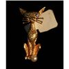 Image 1 : 14k Yellow Gold Cat Pin,