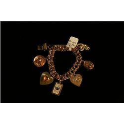 Gold Charm Bracelet,
