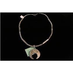 Sterling and 14K Gold Necklace,