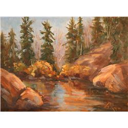 Sherry Rogers, Oil on Board,