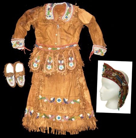 Iroquois Beaded Outfit