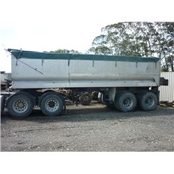 1987 Transfleet SDA Semi Trailer Tipper #P958B