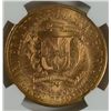 Image 3 : 1955 GOLD 30-PESO'S TRUJILLO ANNIVERSARY NGC MS63