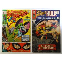 2 Comic Books  -  Tales to Astonish #82 Aug 1966 & Amazing Spiderman #94 Mar 71