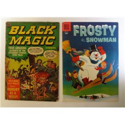 2 Comic Books  -  Four Color #661 (1955) & Black Magic #31 July 1954