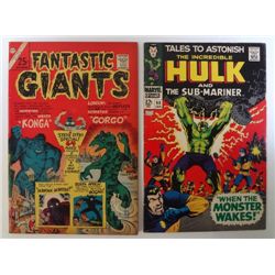 Tales to Astonish #99 Jan 1968 & Fantastic Giants #24 Sept 1966
