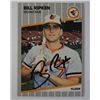 Image 1 : 1989 Fleer Baseball Card AUTOGRAPHED - Bill Ripken  (Black Box Version)