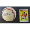 Image 1 : Lot of 2 AUTOGRAPHED items - Matt Nokes  Baseball & All Star Topps Trading Card