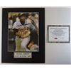 Image 1 : Autographed & Matted 8 x 10 Hank Aaron with COA