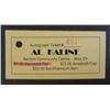 Image 3 : AUTOGRAPHED 8 x 10 Al Kaline (COA is an Autograph Ticket)