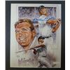 Image 2 : AUTOGRAPHED 8 x 10 Mickey Mantle Petronella Print with COA