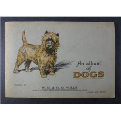 Tobacco Card Album & Cards, WD & HO Wills, DOGS, Breeds, Alsatian etc, 1937