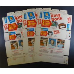 3-1975 Hostess King Dons Unused Boxes / Steve Carlton