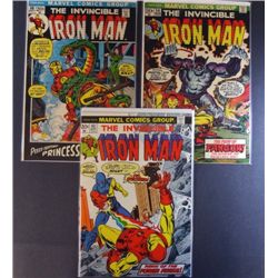 3 IRON MAN Comic Books.