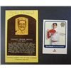 Image 1 : AUTOGRAPHED HOF Plaque Postcard Stan Musial