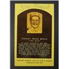 Image 2 : AUTOGRAPHED HOF Plaque Postcard Stan Musial