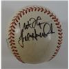 Image 3 : Bob Feller AUTOGRAPHED Baseball  - on the Sweet Spot - plus 2 other signatures