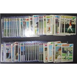 1977 Topps Baseball Card Lot (92 cards)   Loaded with Stars!