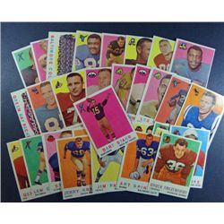 32 - 1959 Topps Football Cards - All Different with Stars