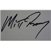 Image 2 : Mitt Romney AUTOGRAPHED  8 X 10 White Sheet.