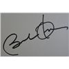 Image 2 : Barack Obama AUTOGRAPHED White 8 x 10 Sheet with Smiley Face/Peace Sign Comic