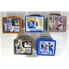 Image 1 : 6 Upper Deck Retro Metal Lunch Boxes