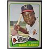 Image 1 : 1965 Topps #170 Hank Aaron.