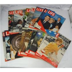 17 Life Magazines & One Special Issue. 1-1960, 7-1957, 8-1968 incl. 8/16 Nixon.