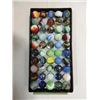 Image 1 : LOT 50 VINTAGE MARBLES MIX STYLES & MAKERS