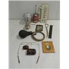 Image 1 : LOT 10 VINTAGE MIXED GROUP: OLD BRASS HORN, HEMO