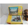 Image 2 : LOT 11 (7) VINTAGE PICTURE JIGSAW PUZZLE & 4 PLUSH