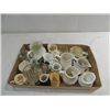 Image 2 : LOT 18 GLASS & CERAMIC CREAMER OR SYRUP PITCHERS