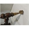 Image 2 : VINTAGE MAPLE GLASS BALL & CLAW PIANO STOOL