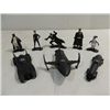 Image 1 : LOT 8 ERTAL DIE CAST METAL BATMAN FIGURES & CARS